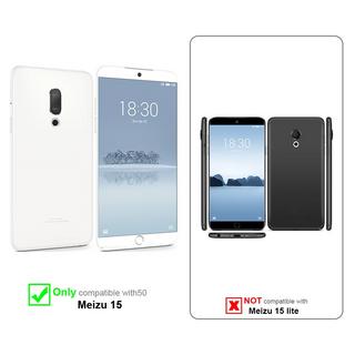 Cadorabo  Plein écran Film de protection compatible avec MEIZU 15 - Verre de protection d'écran durci (Tempered) d'une dureté de 9H avec 3D Touch 