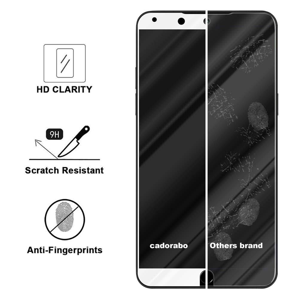 Cadorabo  Plein écran Film de protection compatible avec MEIZU 15 - Verre de protection d'écran durci (Tempered) d'une dureté de 9H avec 3D Touch 