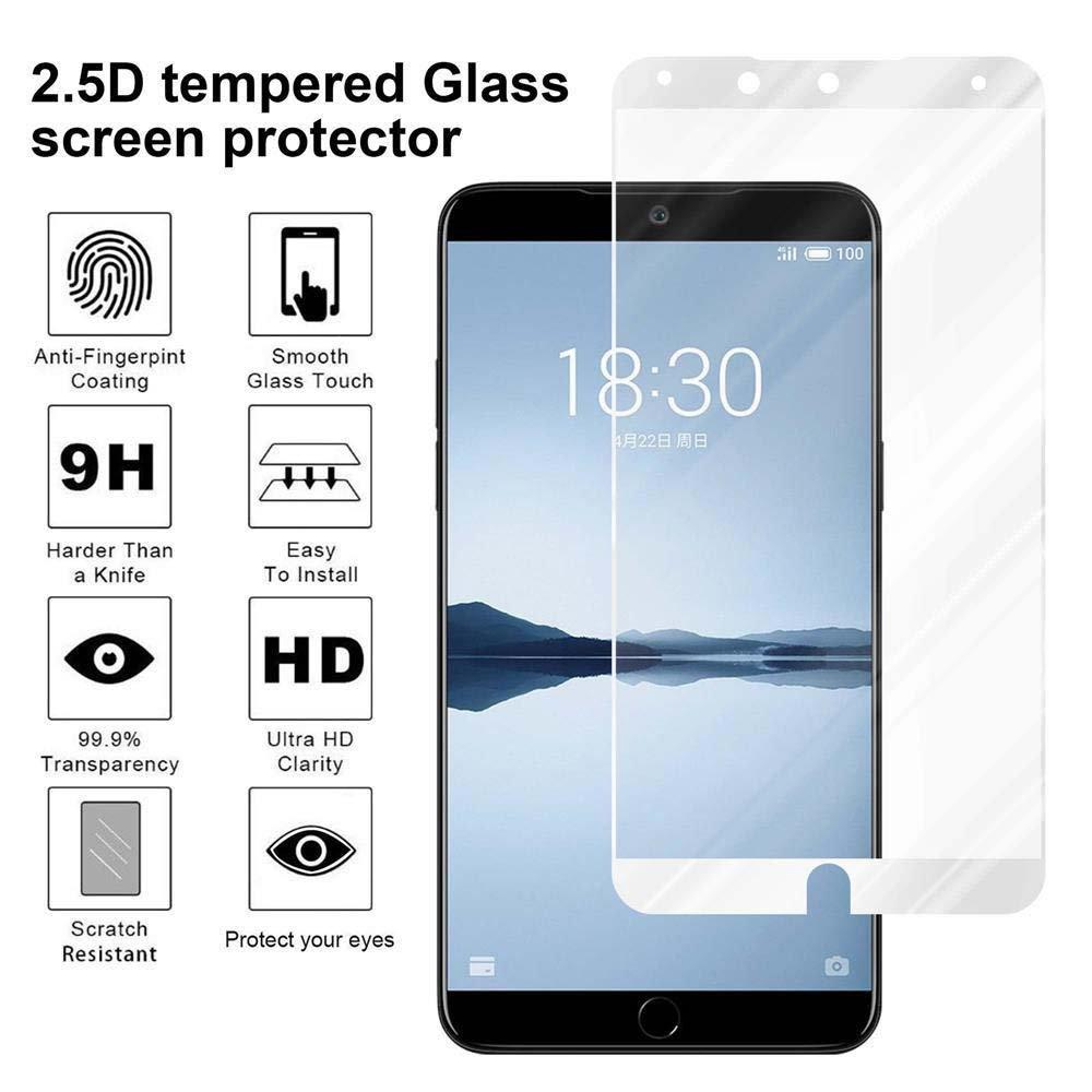 Cadorabo  Plein écran Film de protection compatible avec MEIZU 15 - Verre de protection d'écran durci (Tempered) d'une dureté de 9H avec 3D Touch 