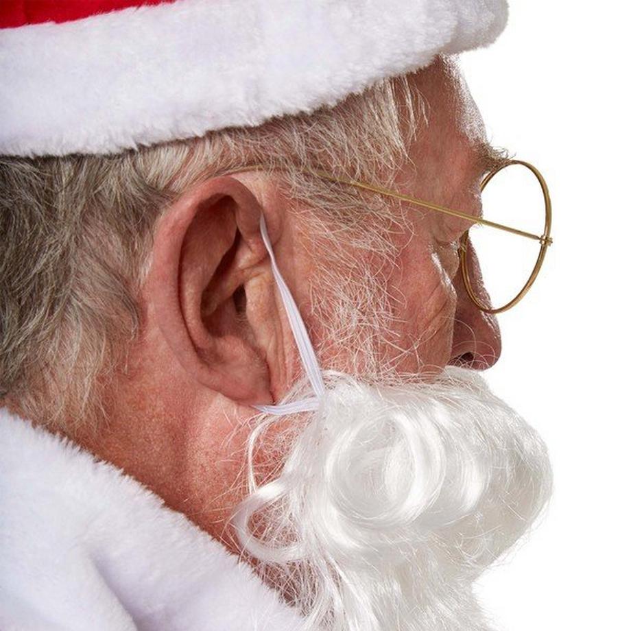 Tectake  Weihnachtsmann Perücke und Bart 