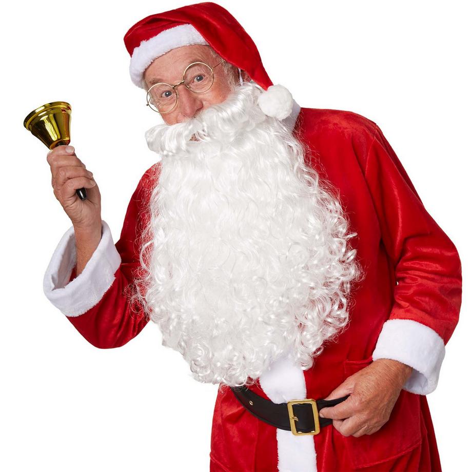 Tectake  Costume parrucca barba santa claus wig&beards 1 