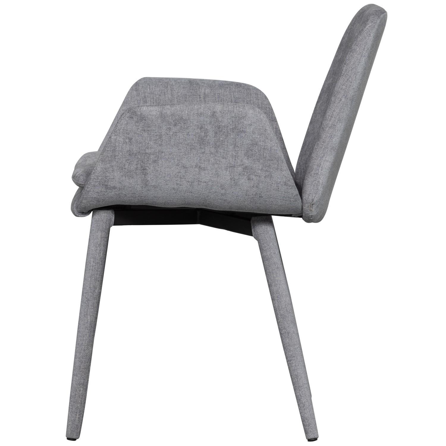 mutoni Fauteuil Curve 2 gris  