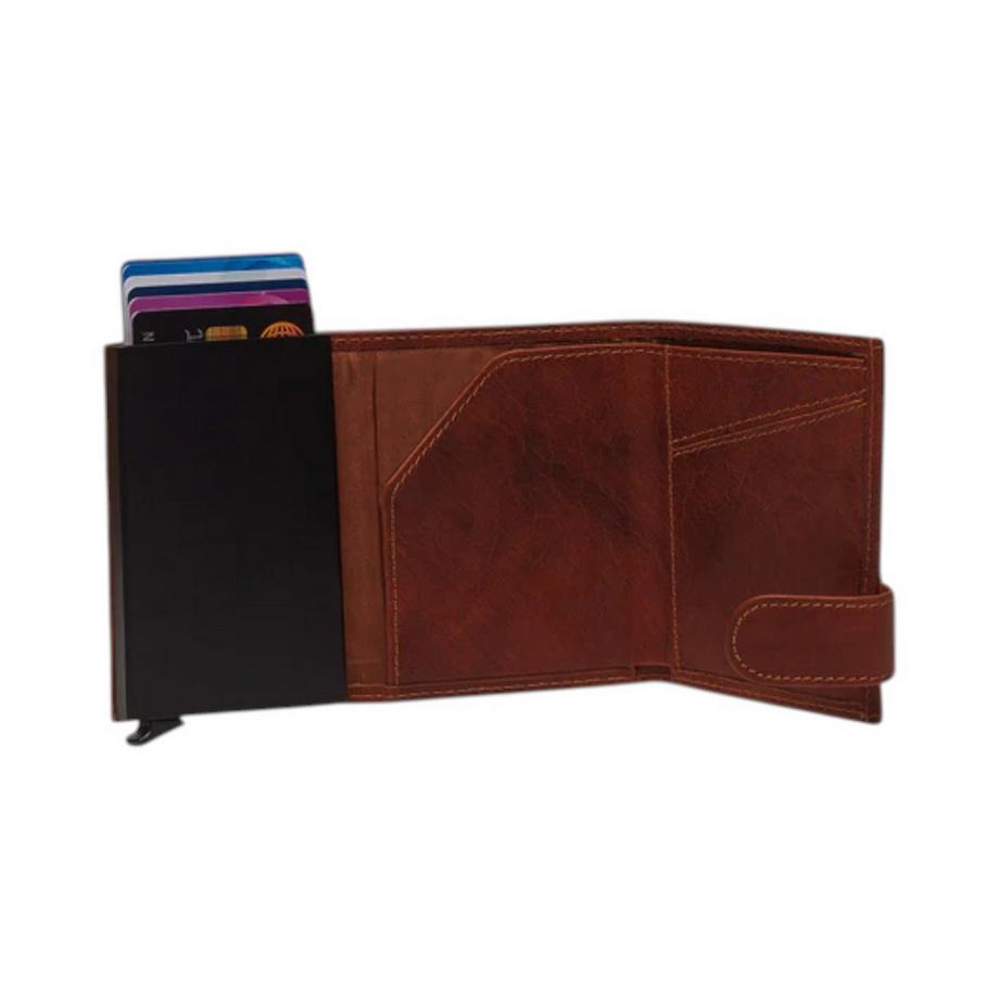 Chesterfield Mannheim Étui à cartes en cuir cognac  