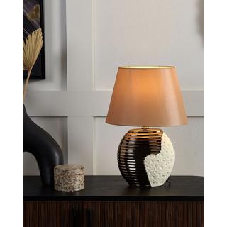 Beliani Lampe à poser en Porcelaine Rétro ESLA  