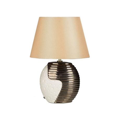 Beliani Lampe à poser en Porcelaine Rétro ESLA  