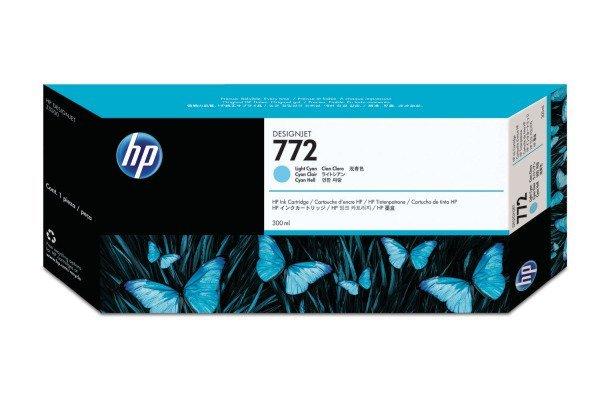 Hewlett-Packard  HP Tintenpatrone 772 light cyan CN632A DesignJet Z5200 300ml 