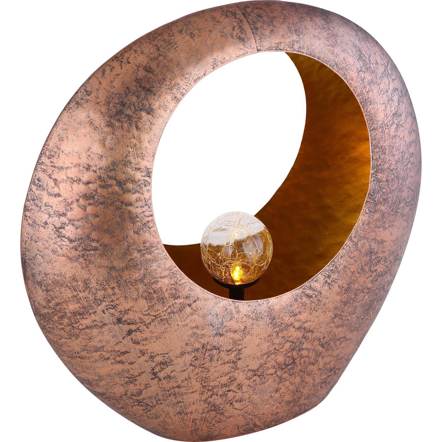 Image of Solarleuchte Metall messingfarben 1xLED Solarleuchte Metall messingfarben 1xLED