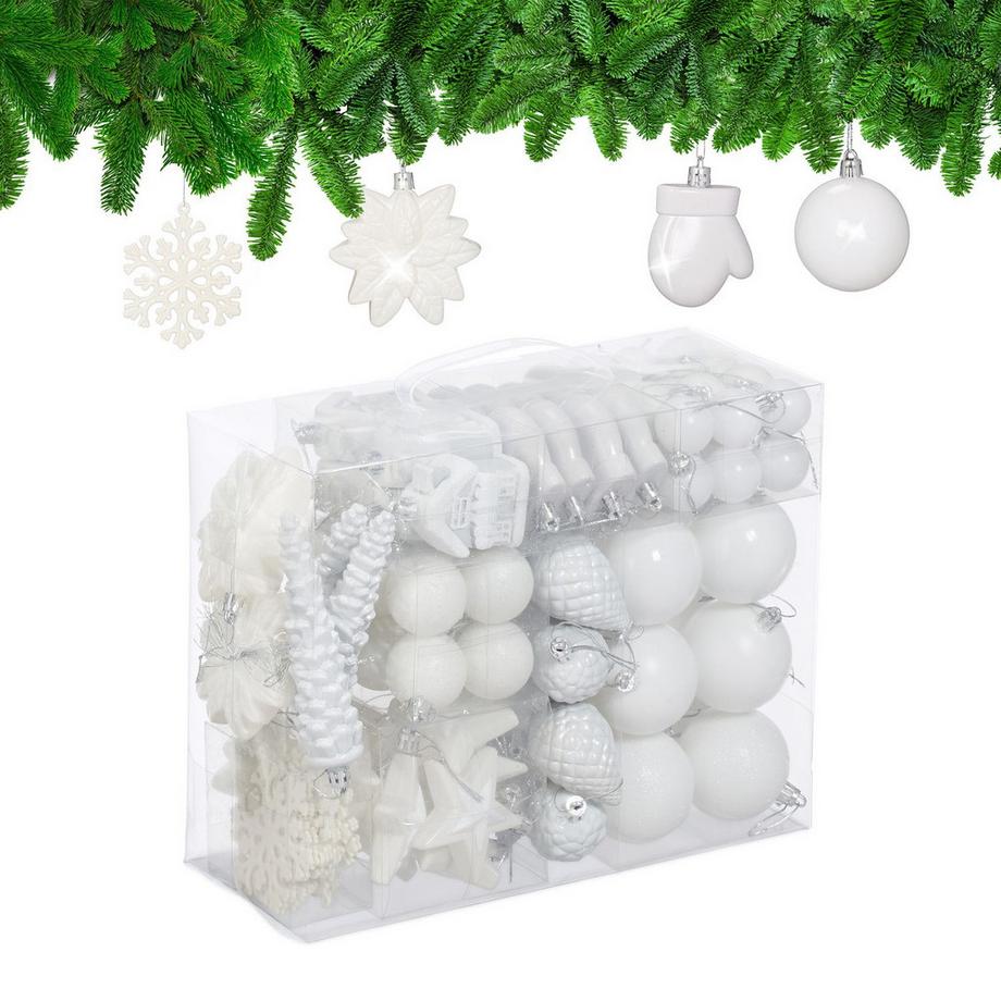 Weihnachtsschmuck-Set, 100-teilig