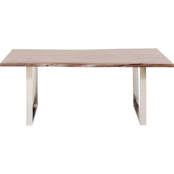 KARE Design Tisch Harmony Walnut Chrom 180x90cm  