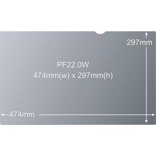 3M  PF22.0W Blickschutzfilter Standard für Desktops 55.9 cm Weit (entspricht 22.0″ Weit) 16:10 