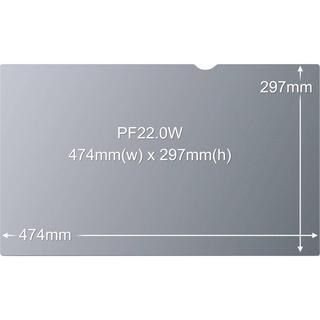 3M  PF22.0W Pellicola di protezione e privacy 55,9 cm (22) Formato immagine: 16:10  Adatto per modello (Tipo d 