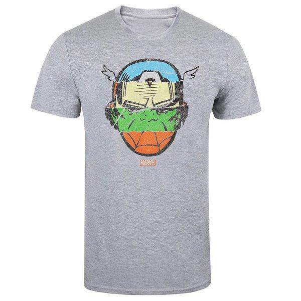 Marvel Avengers Marvel Avengers Faces Logo T-Shirt  