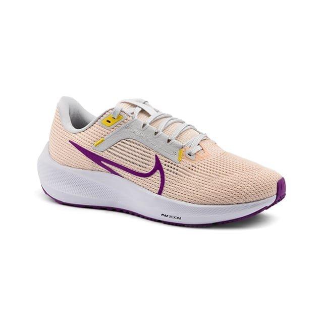 Image of Nike Air Zoom Pegasus 40 Guava Icevivid Purple-amber Brown-7 Unisex Beige 38