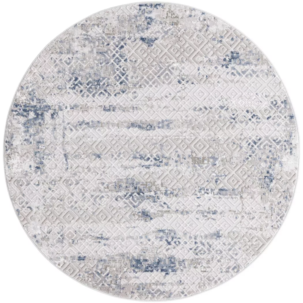 Hadorn - Teppich Davos Fusion, 240 cm, Blau