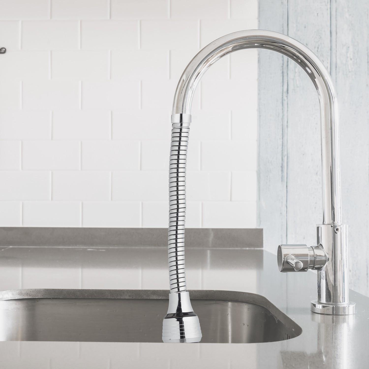 B2X Wasserhahnverlängerung mit 4 Gewinden  