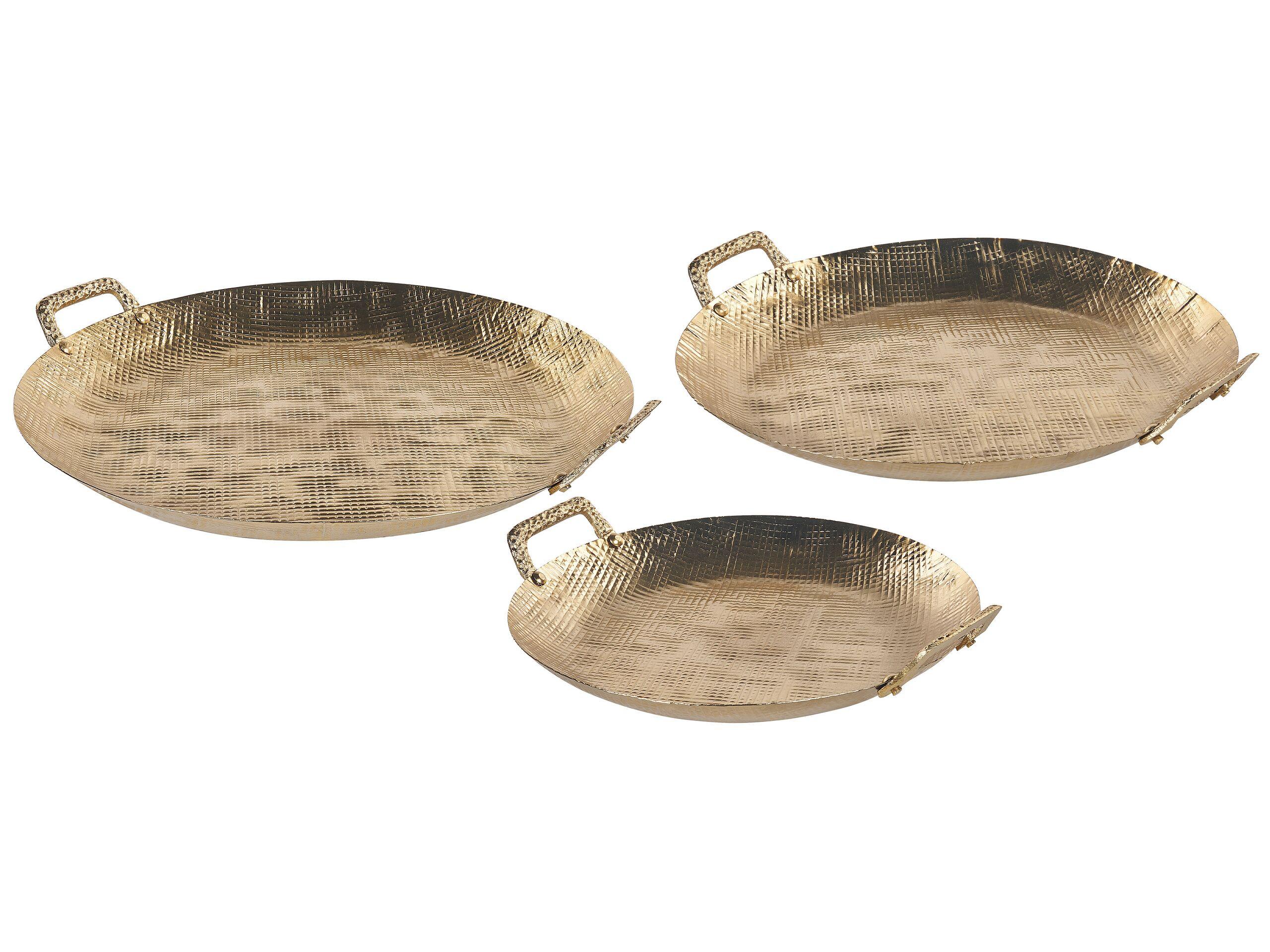 Image of Dekoration Aus Eisen Glamourös Deoria Unisex Gelbgold