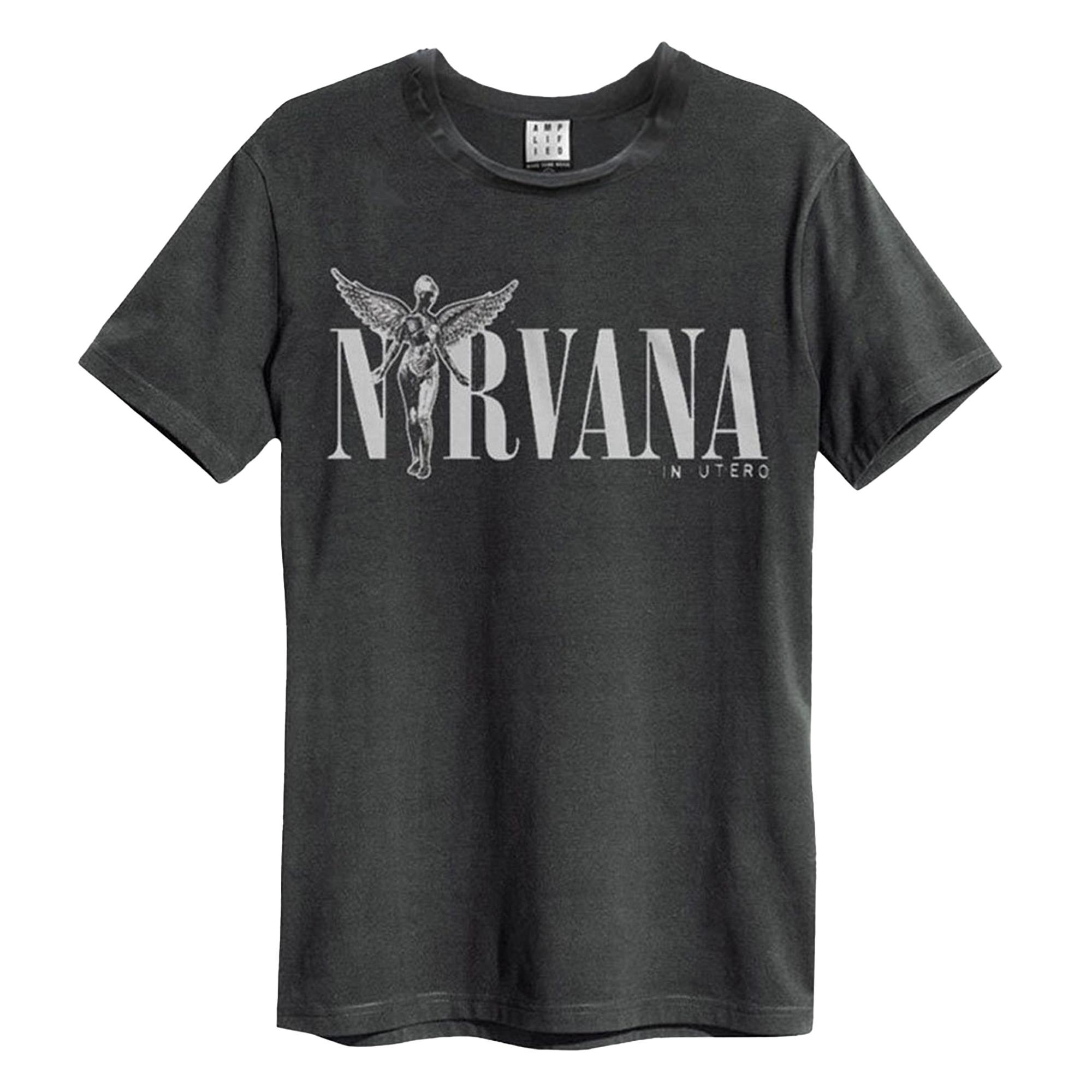 Image of In Utero Tshirt Damen Charcoal Black XS