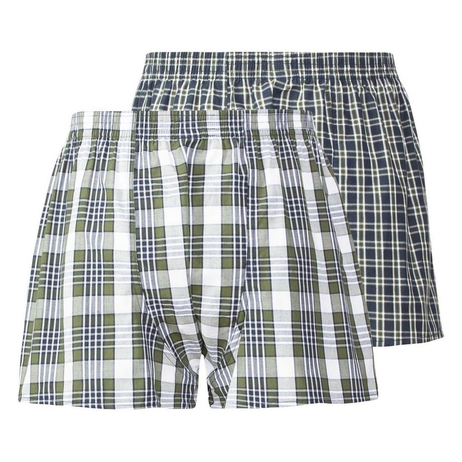 TOM TAILOR Web-Boxershorts 2er Pack Kariert  