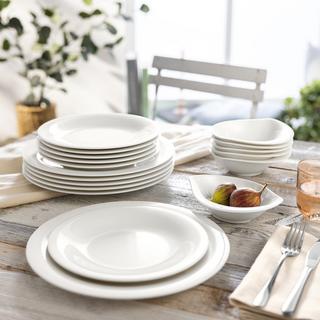 Vivo – Villeroy & Boch Group  Set de dîner, 18pcs EC Essential White 