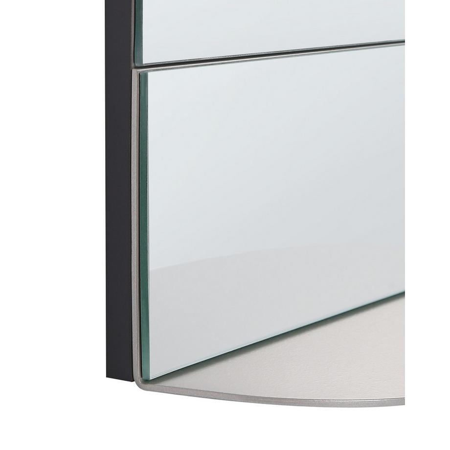 Beliani Wandspiegel mit Ablage aus MDF-Platte Skandinavisch BRANNAY  