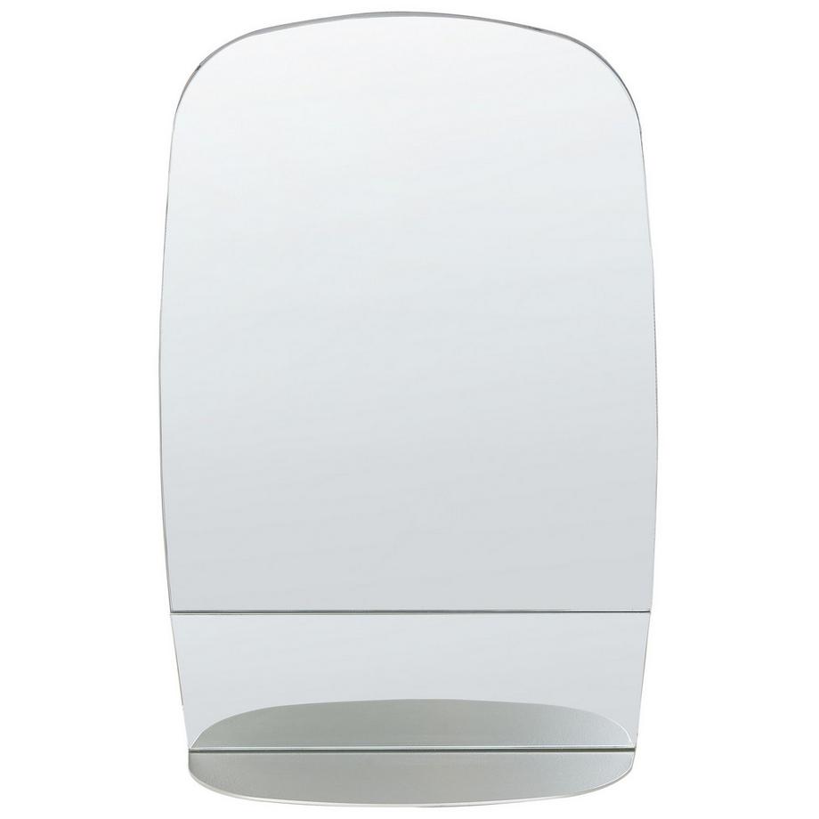 Beliani Wandspiegel mit Ablage aus MDF-Platte Skandinavisch BRANNAY  