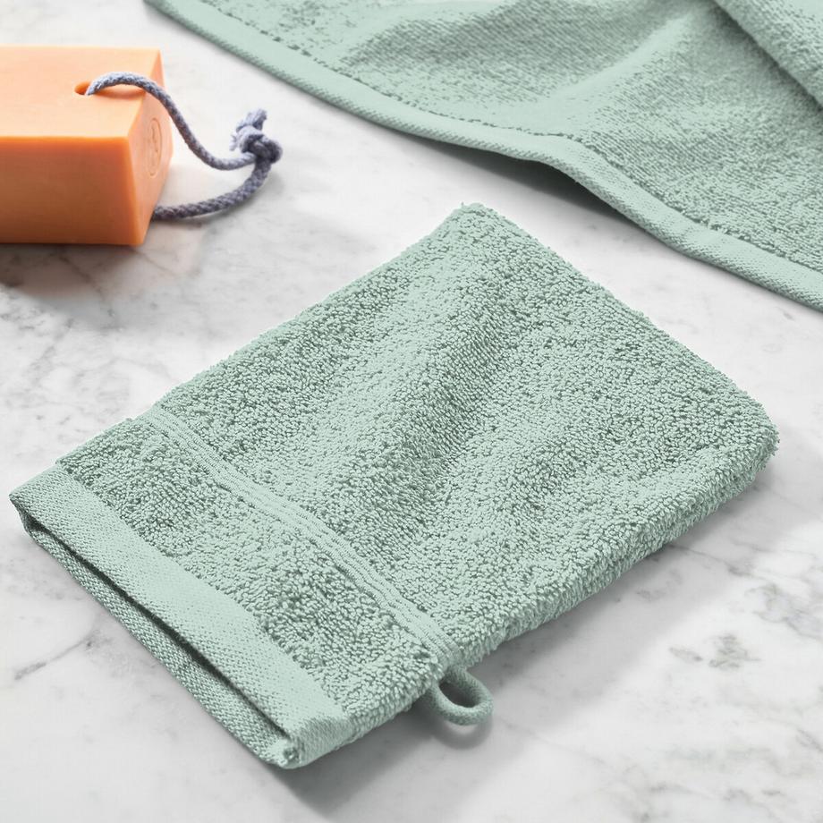 La Redoute Intérieurs Lot 4 gants de toilette éponge bouclette  