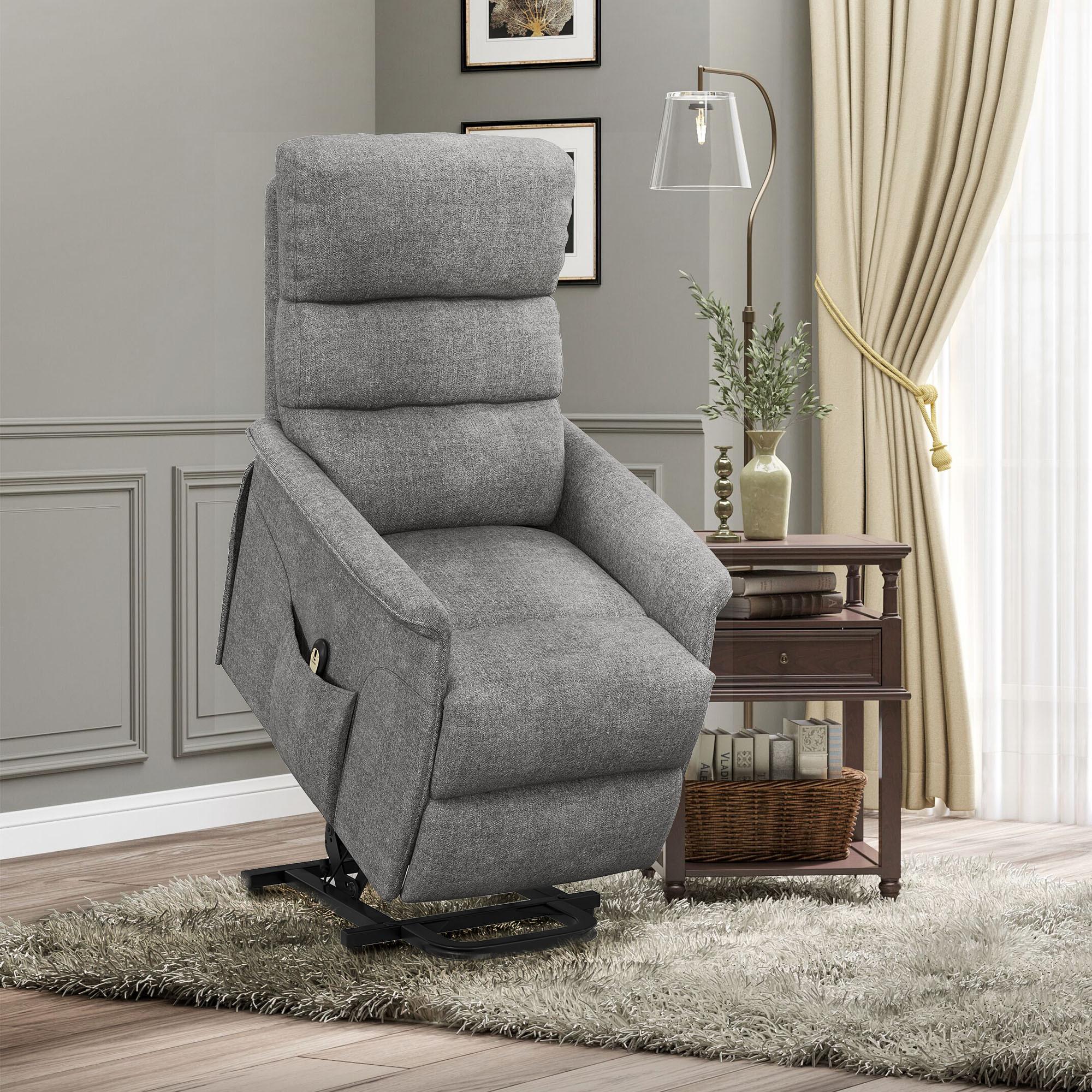 HOMCOM  Fauteuil TV avec aide à se lever 