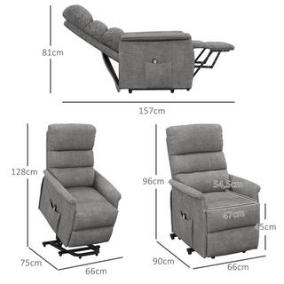 HOMCOM  Fauteuil TV avec aide à se lever 