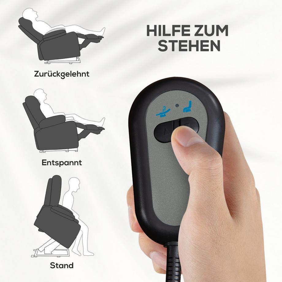 HOMCOM  Fernsehsessel mit Aufstehhilfe 
