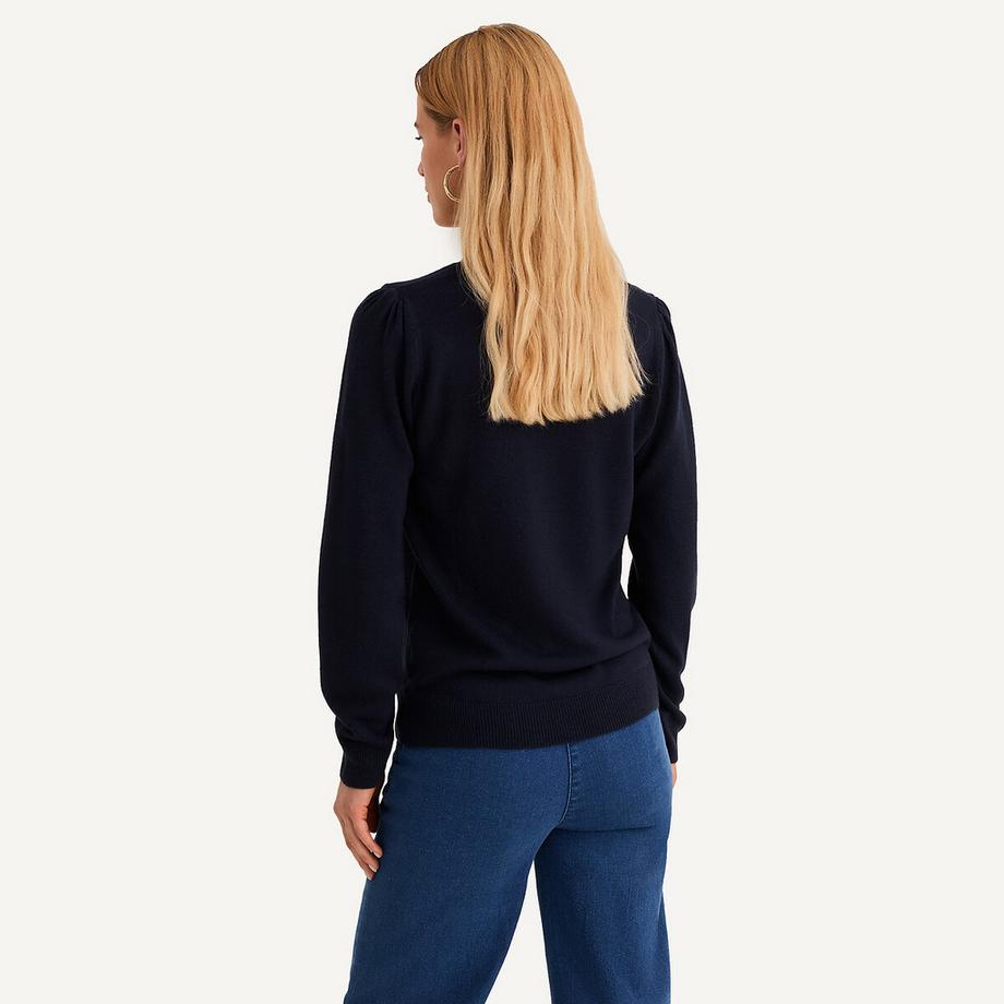 La Redoute Collections V-Ausschnitt Langarm Pullover  