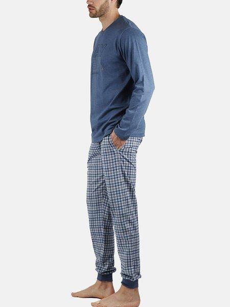 Admas  Pyjama tenue d'intérieur pantalon et haut manches longues Say Yes 