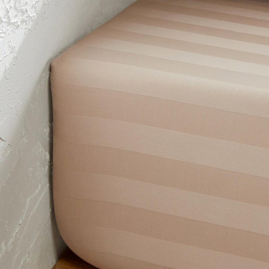 La Redoute Intérieurs Victor Drap-housse satin de coton lavé  