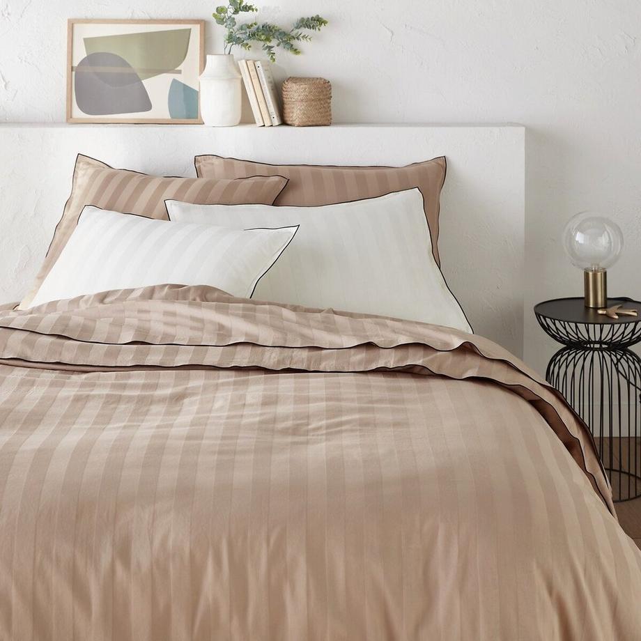 La Redoute Intérieurs Victor Drap-housse satin de coton lavé  