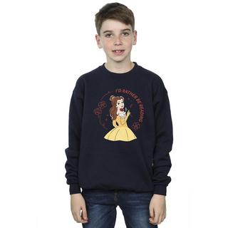 Disney  Beauty And The Beast I'd Rather Be Reading Sweatshirt 