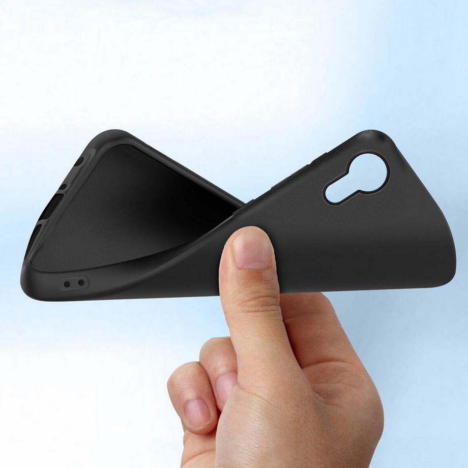 Akashi  Coque Galaxy Xcover 7 Souple Noir Akashi 