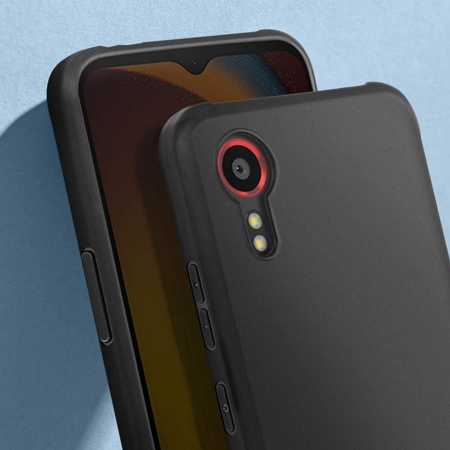 Akashi  Coque Galaxy Xcover 7 Souple Noir Akashi 