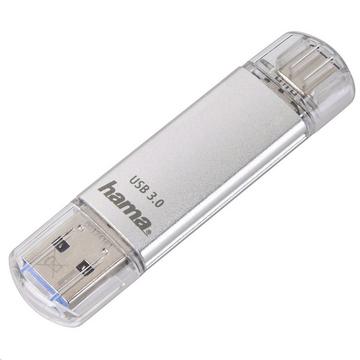 Hama C-Laeta unità flash USB 128 GB USB Type-A / USB Type-C 3.2 Gen 1 (3.1 Gen 1) Argento