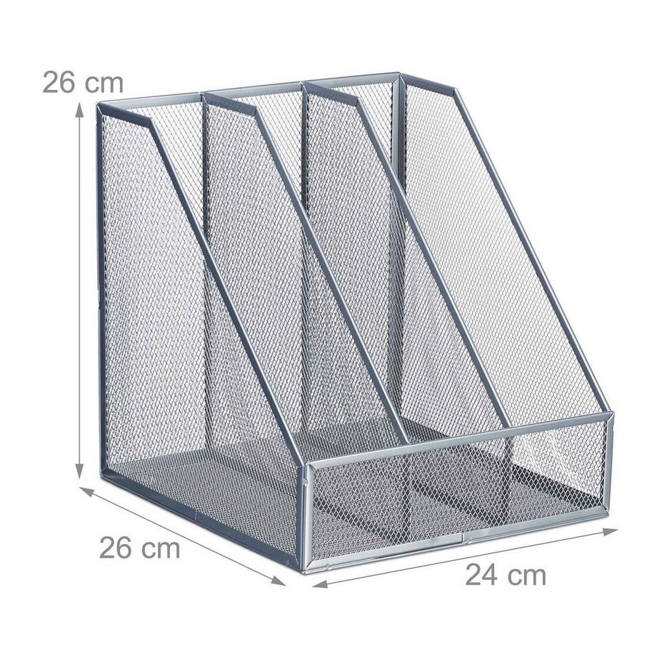 B2X Collectionneur de magazines 3 compartiments  