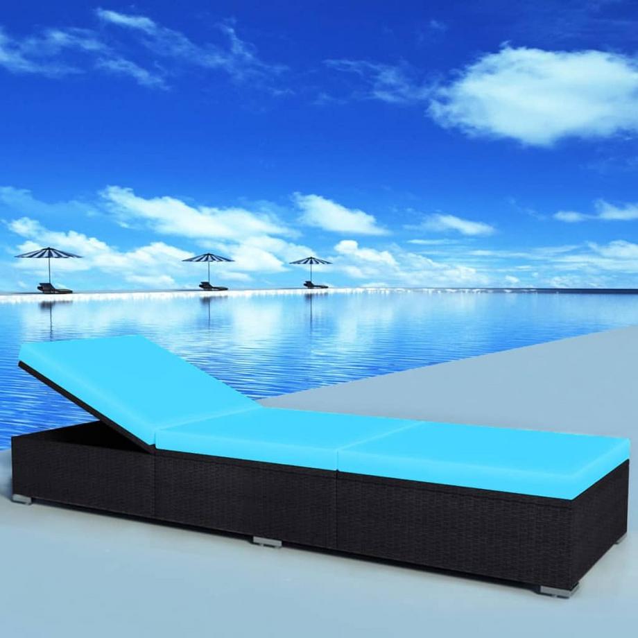 VidaXL Sonnenliege poly-rattan  