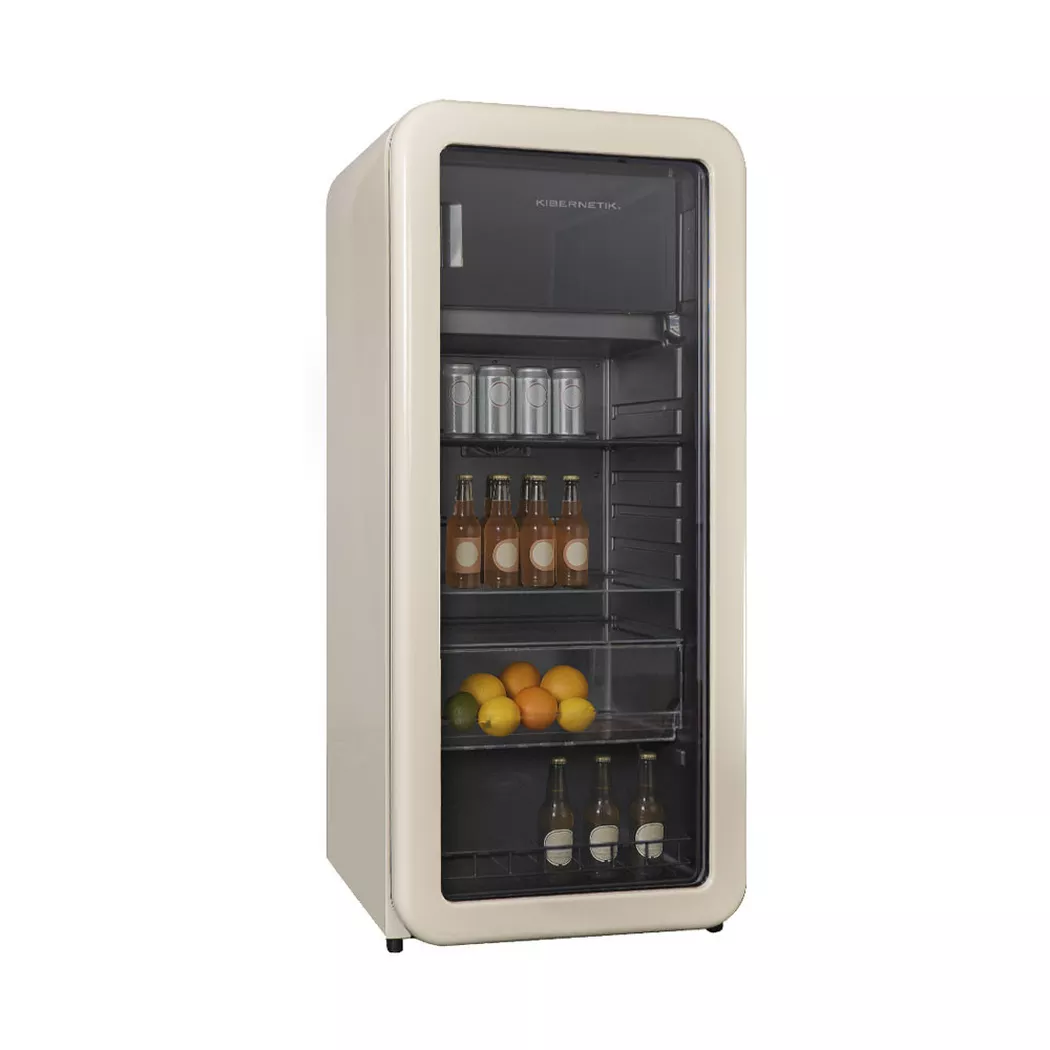 Kibernetik – Retro Getränkekühlschrank RKS149 beige, One Size
