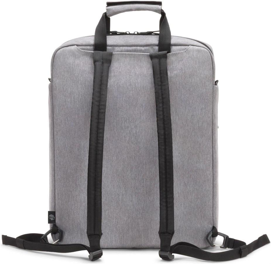 DICOTA Eco Tote Bag MOTION Grigio Chiaro Universale 13-15.6 pollici  