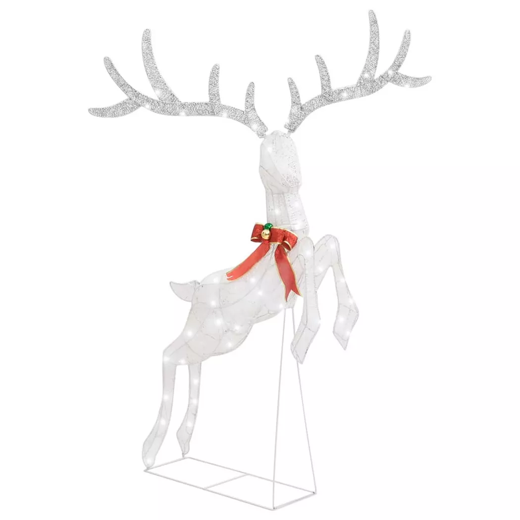 VidaXL - Renne volant de noël, One Size, Blanc