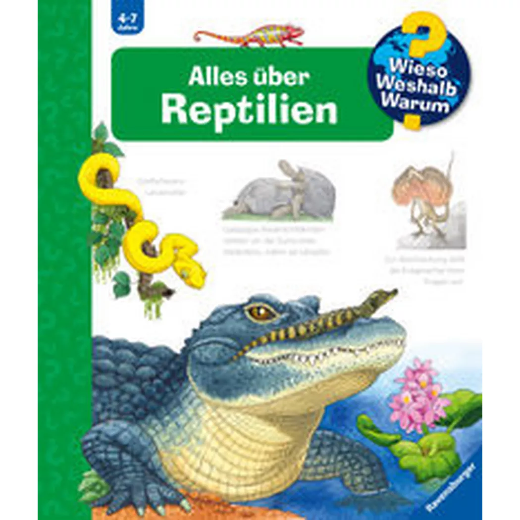 Ravensburger - Wieso? Weshalb? Warum?, Band 64: Alles über Reptilien, Mennen, Patricia; Ebert, Anne (Illustrationen)