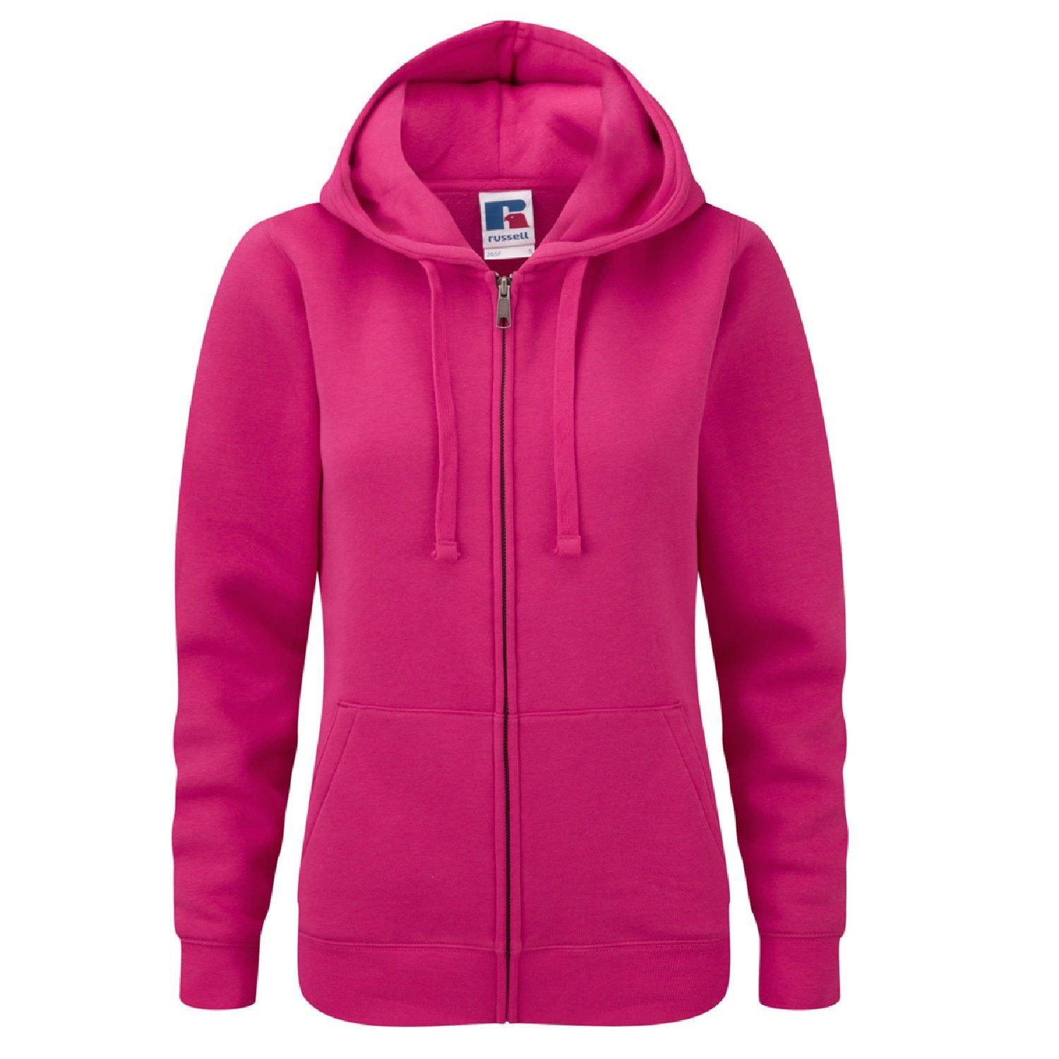 Image of Premium Authentisches Zip Hoodie (3layer Stoff) Damen Fuchsia M