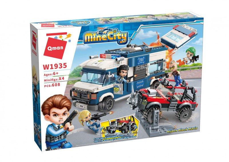 Image of Hijack Black Maria - Überfall auf den Gefangenentransport Eine Explosion - und plötzlich fliegt die Tür weg! Wird die Flucht der Schurken gelingen? - 4 Minifiguren