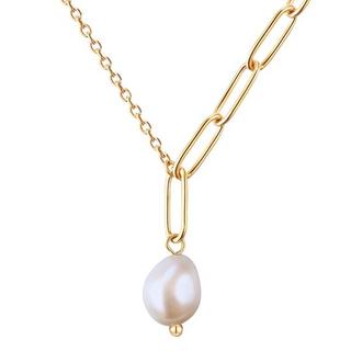 Valero Pearls  Femme Collier en acier inoxydé 