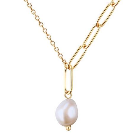 Valero Pearls  Femme Collier en acier inoxydé 