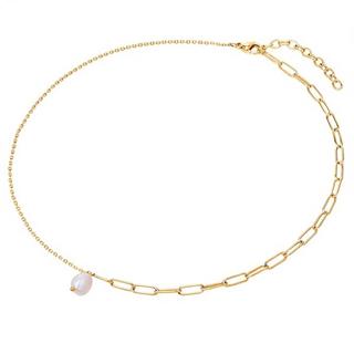 Valero Pearls  Femme Collier en acier inoxydé 