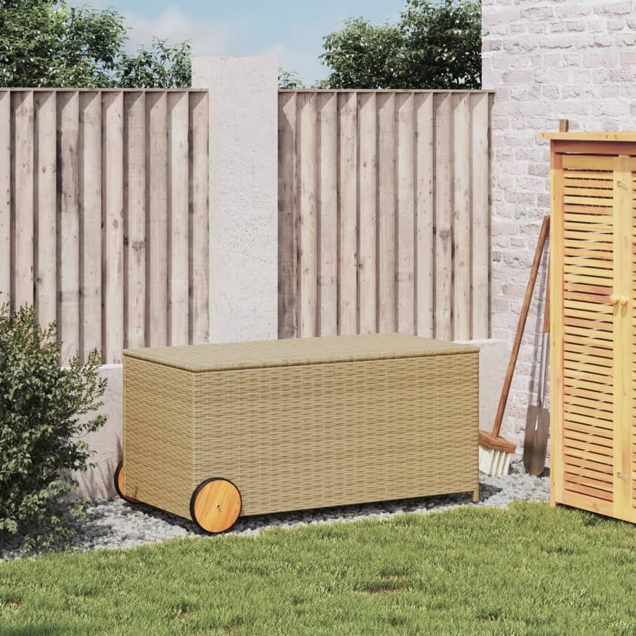 VidaXL Gartentruhe poly-rattan  