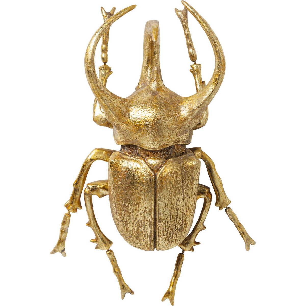 KARE Design Decorazione murale Atlas Beetle Gold  